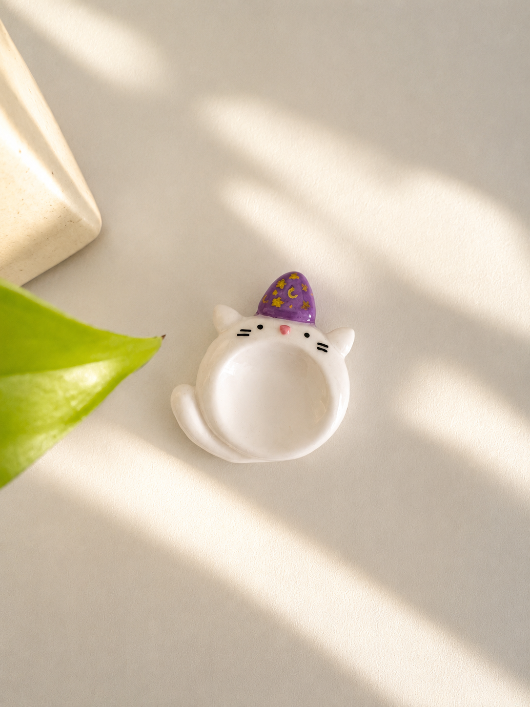 Magical meow worry stone