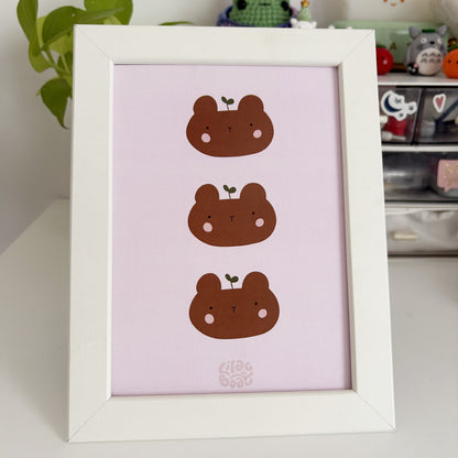 Bunny &amp; Bear Art Prints (Set of 3)