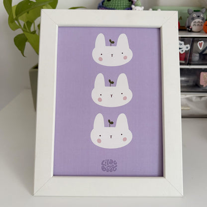 Bunny &amp; Bear Art Prints (Set of 3)