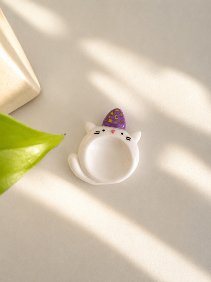 Magical meow worry stone